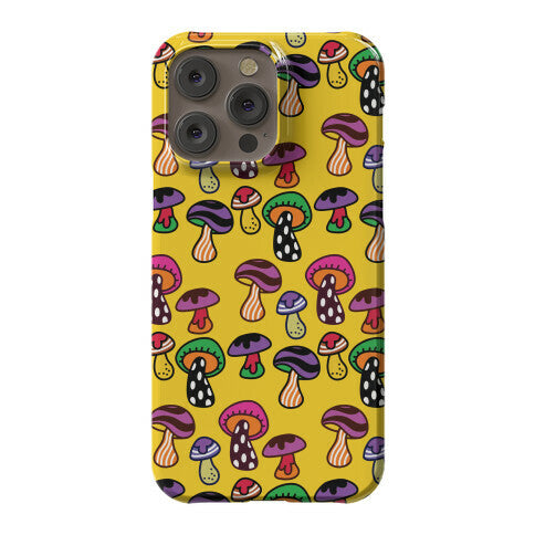 Funky Mushroom Pattern Phone Case