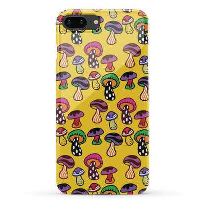 Funky Mushroom Pattern Phone Case