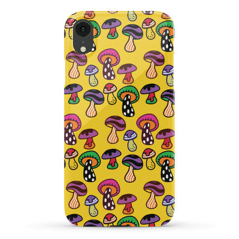 Funky Mushroom Pattern Phone Case