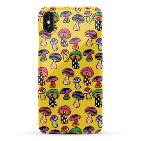 Funky Mushroom Pattern Phone Case