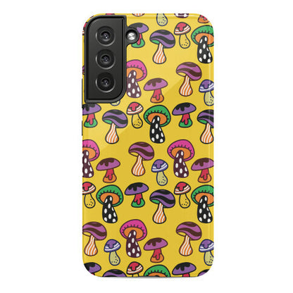 Funky Mushroom Pattern Phone Case