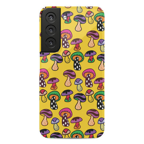 Funky Mushroom Pattern Phone Case