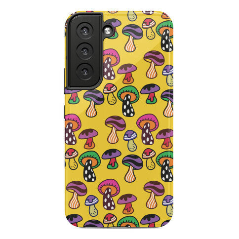Funky Mushroom Pattern Phone Case