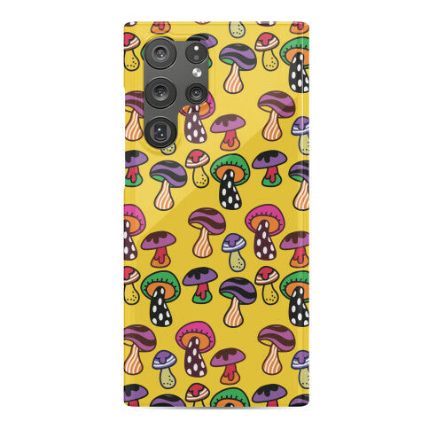 Funky Mushroom Pattern Phone Case