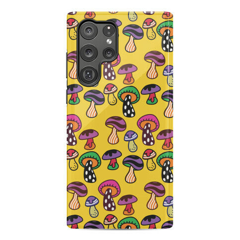 Funky Mushroom Pattern Phone Case