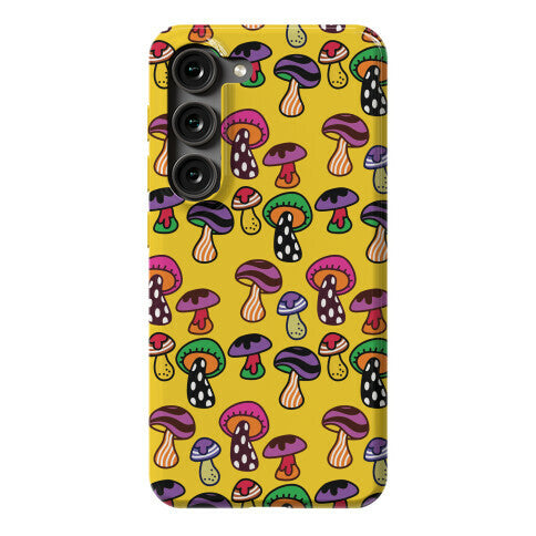 Funky Mushroom Pattern Phone Case