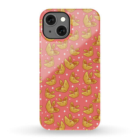  Crab Rangoons Pattern Red Phone Case
