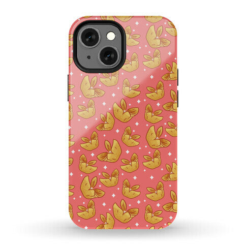  Crab Rangoons Pattern Red Phone Case