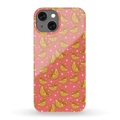  Crab Rangoons Pattern Red Phone Case