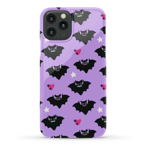 Pastel Goth Bats Pattern Phone Case