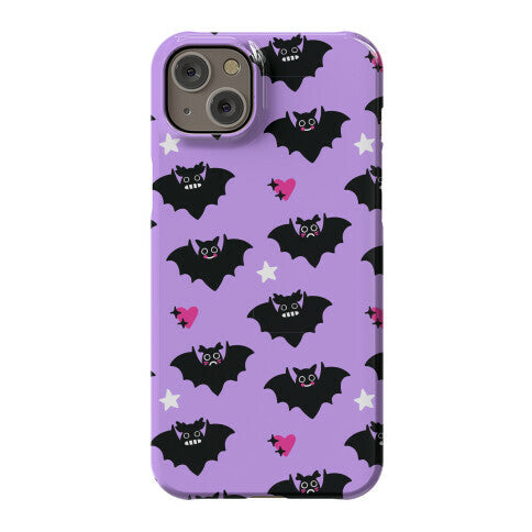 Pastel Goth Bats Pattern Phone Case