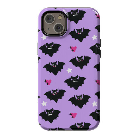 Pastel Goth Bats Pattern Phone Case