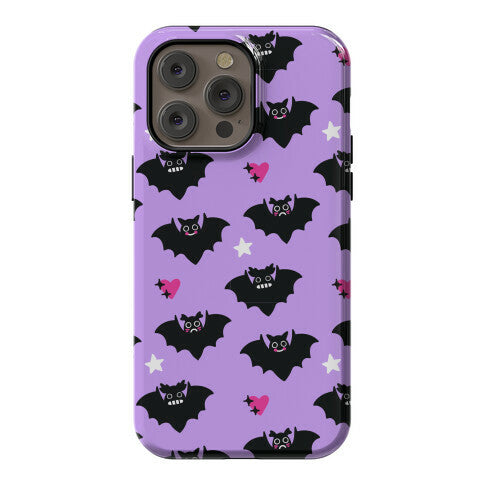 Pastel Goth Bats Pattern Phone Case