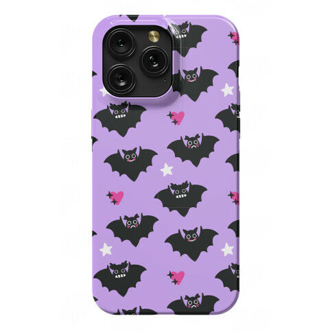 Pastel Goth Bats Pattern Phone Case