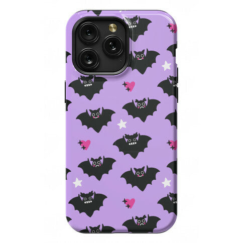 Pastel Goth Bats Pattern Phone Case