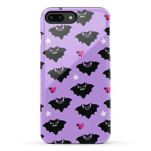 Pastel Goth Bats Pattern Phone Case