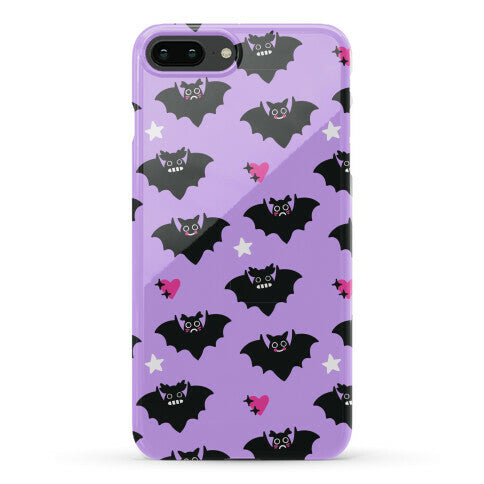 Pastel Goth Bats Pattern Phone Case