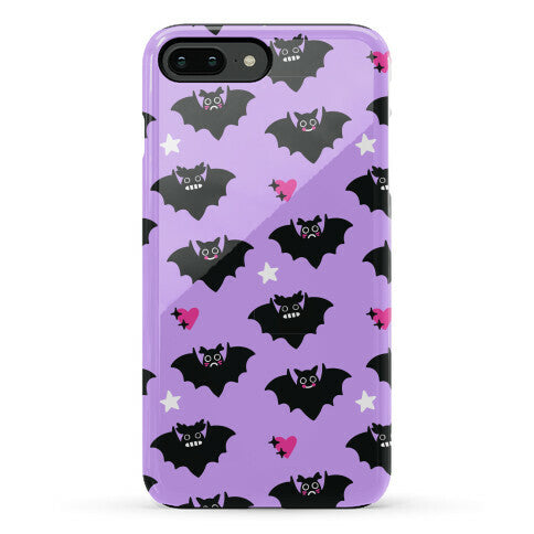 Pastel Goth Bats Pattern Phone Case