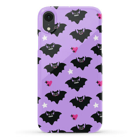 Pastel Goth Bats Pattern Phone Case