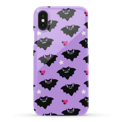 Pastel Goth Bats Pattern Phone Case