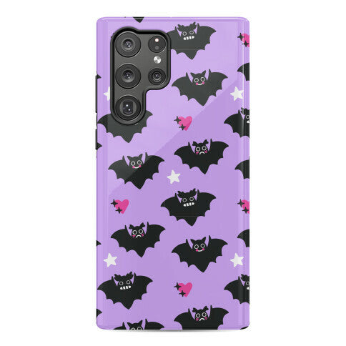 Pastel Goth Bats Pattern Phone Case