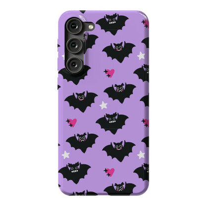 Pastel Goth Bats Pattern Phone Case