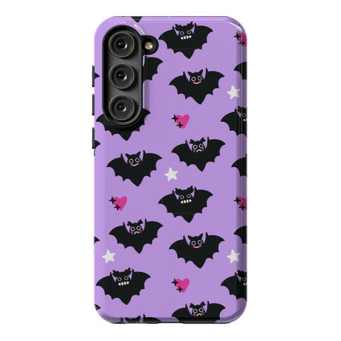 Pastel Goth Bats Pattern Phone Case