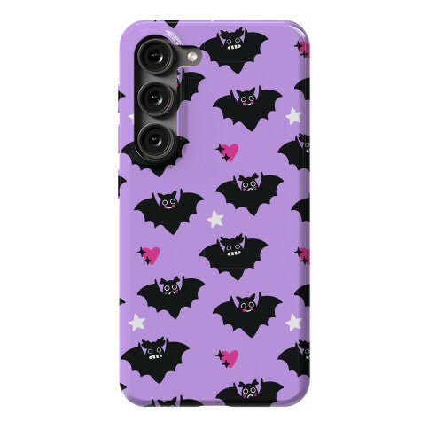 Pastel Goth Bats Pattern Phone Case