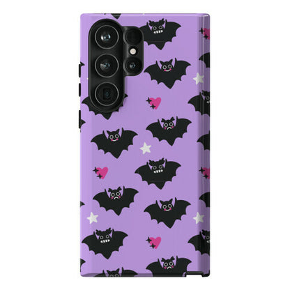 Pastel Goth Bats Pattern Phone Case