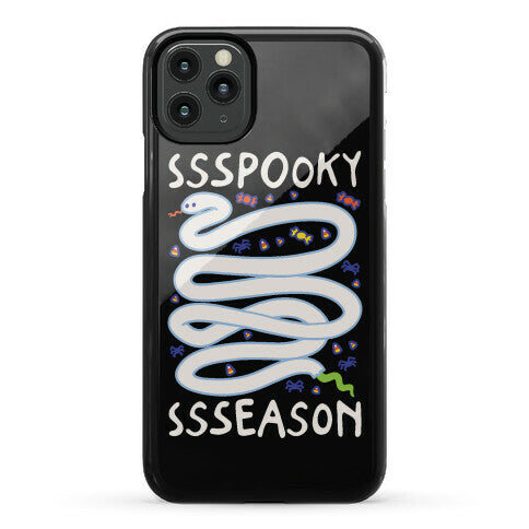 Ssspooky Ssseason Snake  Phone Case