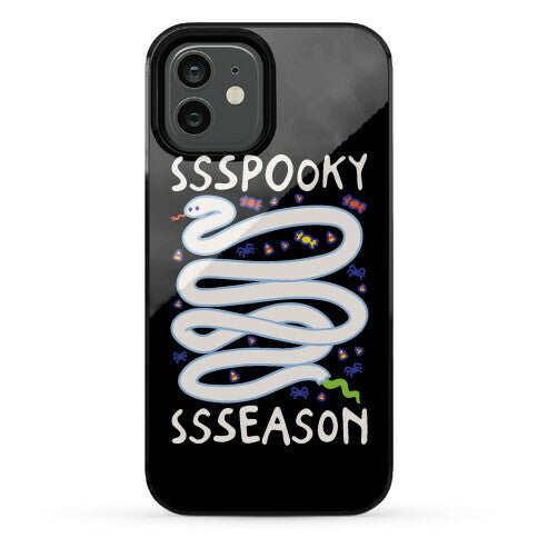 Ssspooky Ssseason Snake  Phone Case