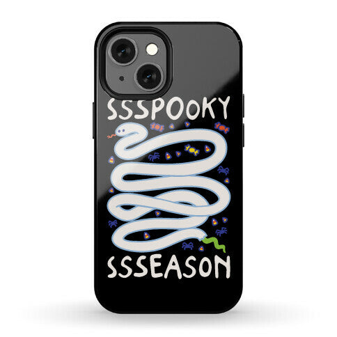 Ssspooky Ssseason Snake  Phone Case