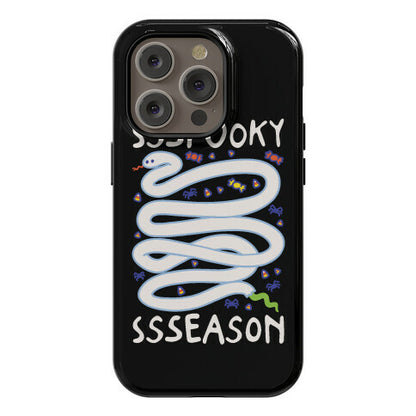 Ssspooky Ssseason Snake  Phone Case