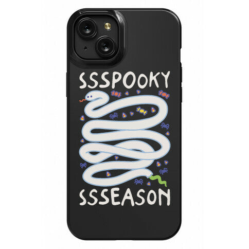 Ssspooky Ssseason Snake  Phone Case