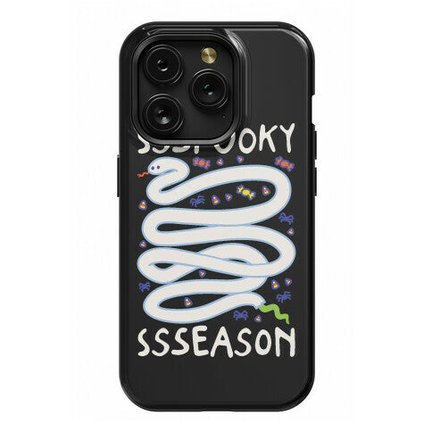 Ssspooky Ssseason Snake  Phone Case