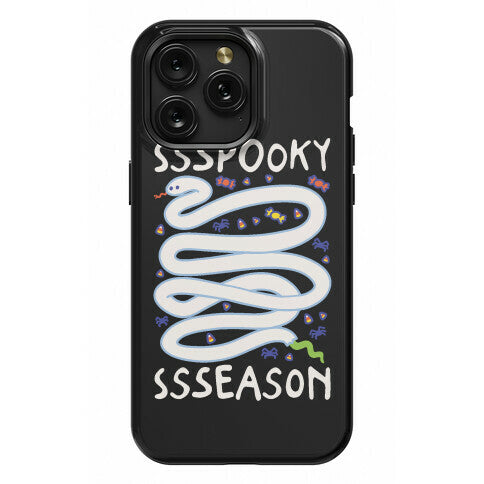 Ssspooky Ssseason Snake  Phone Case