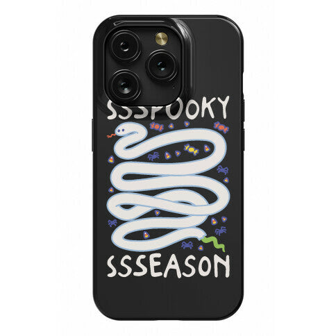Ssspooky Ssseason Snake  Phone Case
