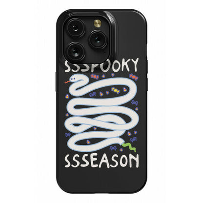 Ssspooky Ssseason Snake  Phone Case