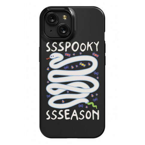 Ssspooky Ssseason Snake  Phone Case