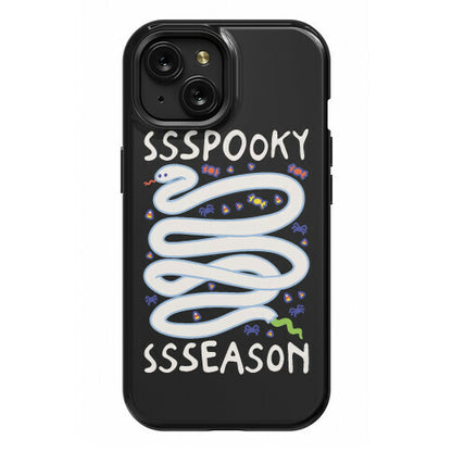 Ssspooky Ssseason Snake  Phone Case