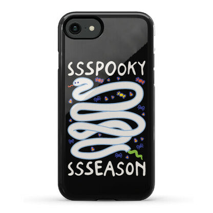 Ssspooky Ssseason Snake  Phone Case