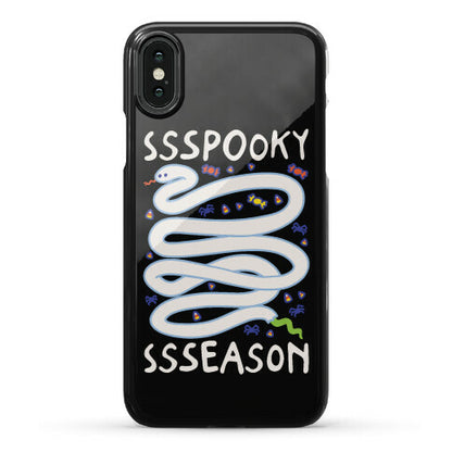 Ssspooky Ssseason Snake  Phone Case