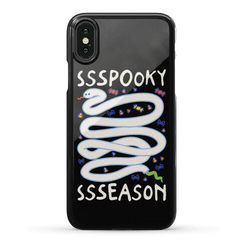 Ssspooky Ssseason Snake  Phone Case