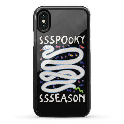 Ssspooky Ssseason Snake  Phone Case