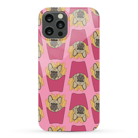 French Fry French Bulldog Pattern Phone Case