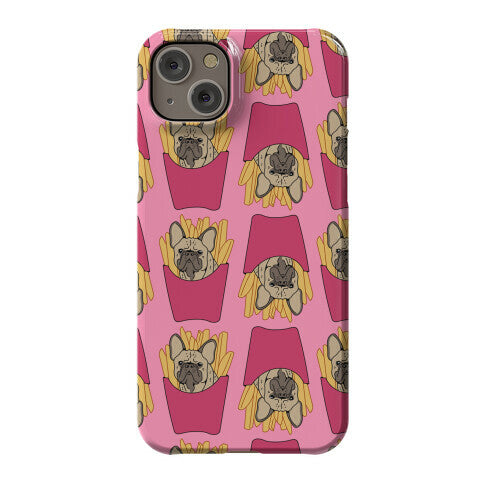 French Fry French Bulldog Pattern Phone Case