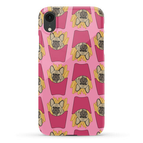 French Fry French Bulldog Pattern Phone Case