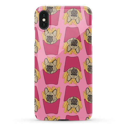 French Fry French Bulldog Pattern Phone Case