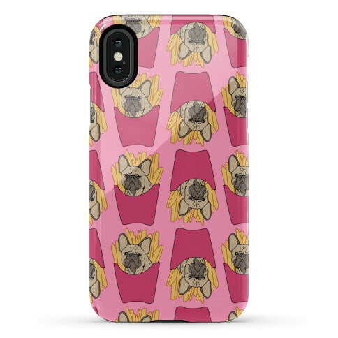 French Fry French Bulldog Pattern Phone Case