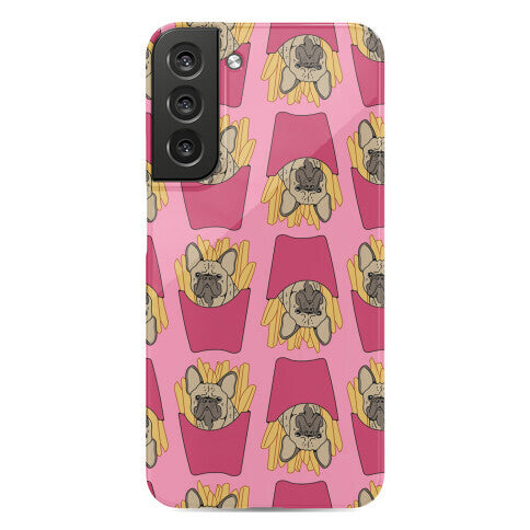 French Fry French Bulldog Pattern Phone Case